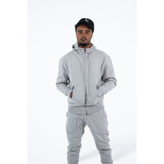 CHROME COMP HOODIE : HEATHER GREY
