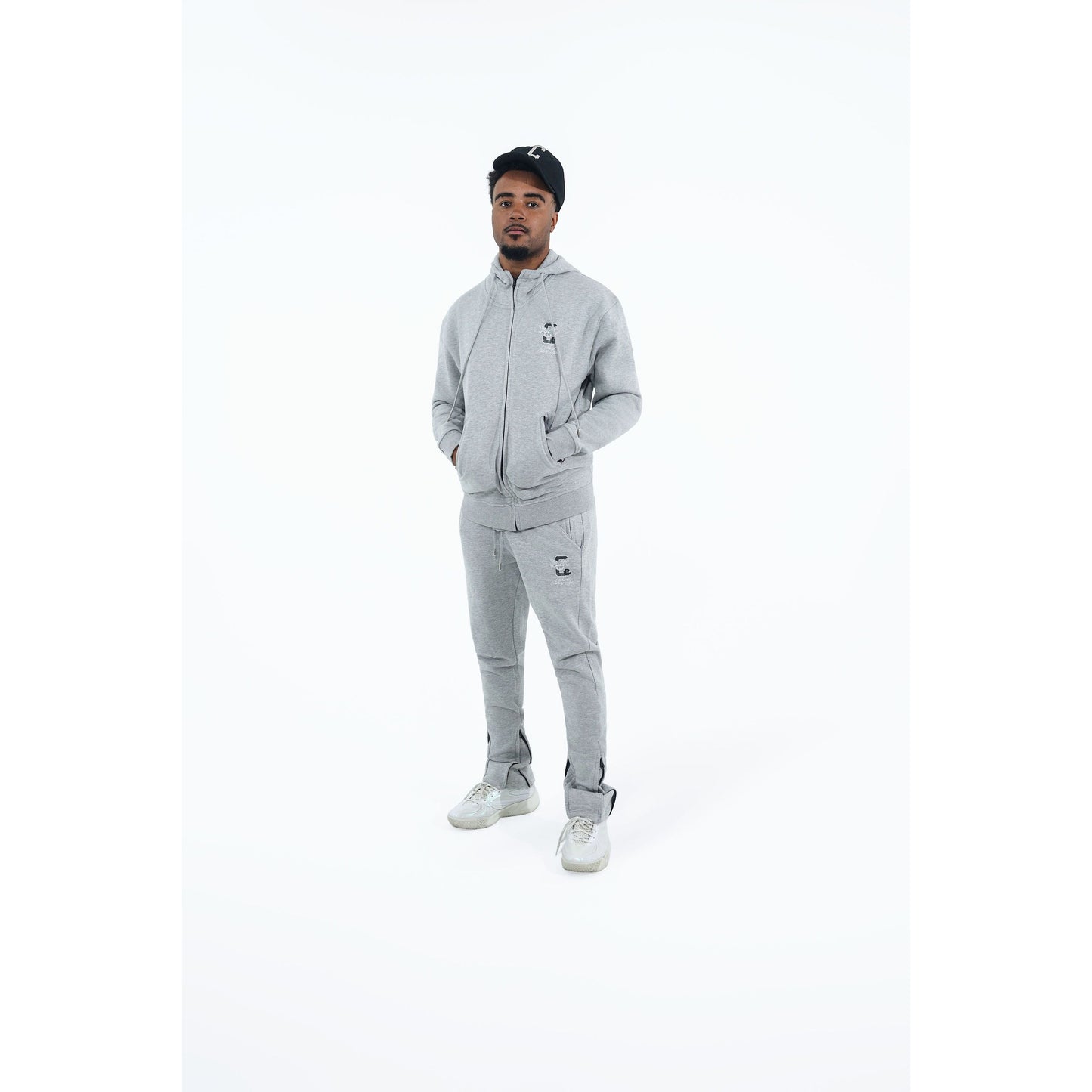 C-LAND JOGGERS : HEATHER GREY