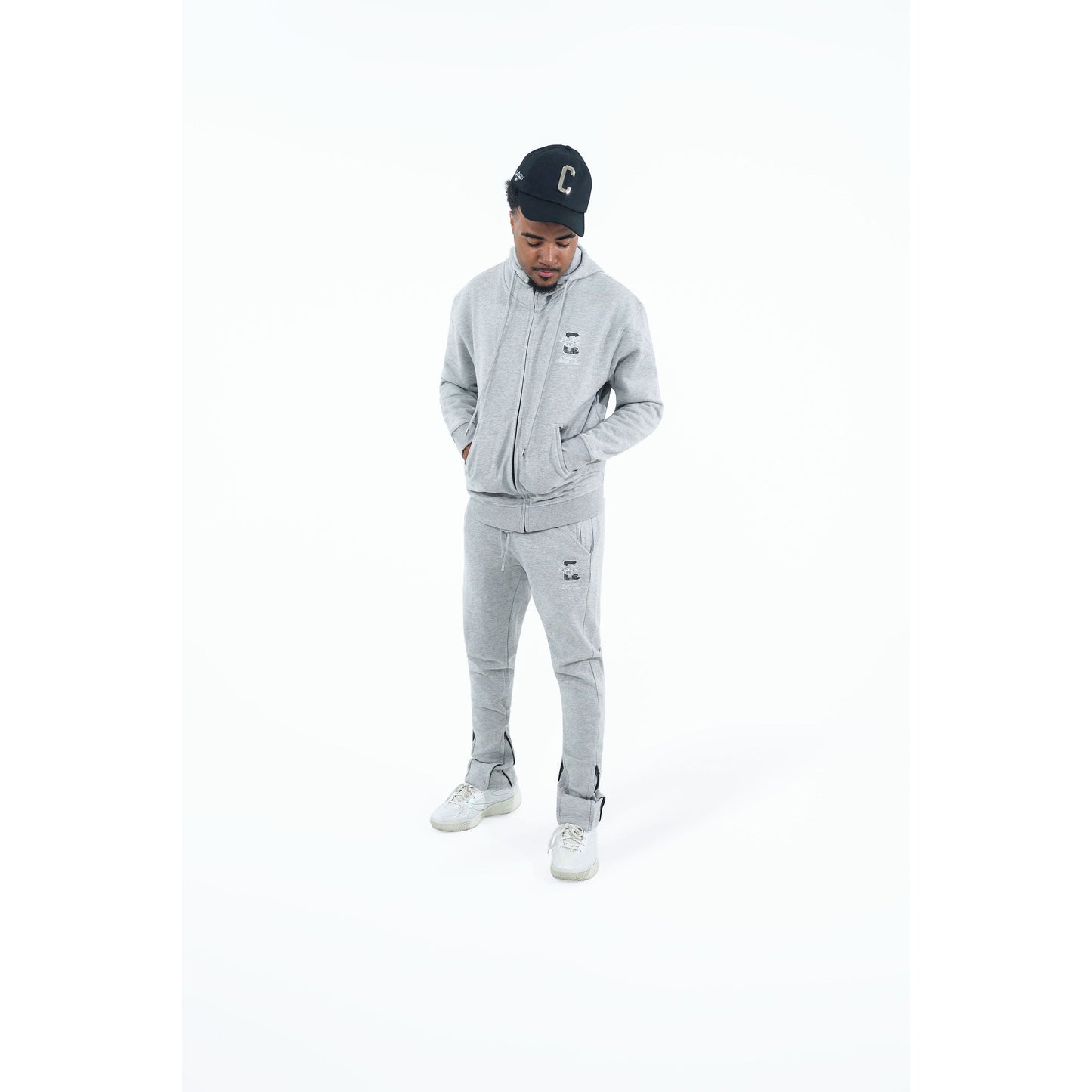 C-LAND JOGGERS : HEATHER GREY
