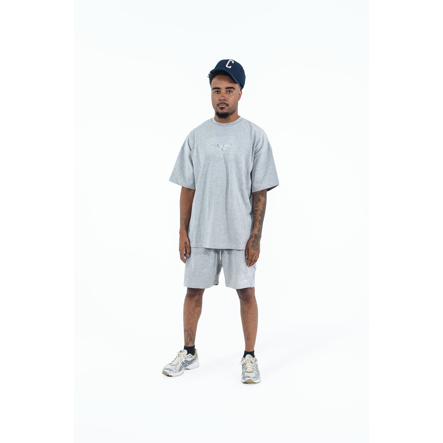 CHROME CASHLAND OS TSHIRT : GREY