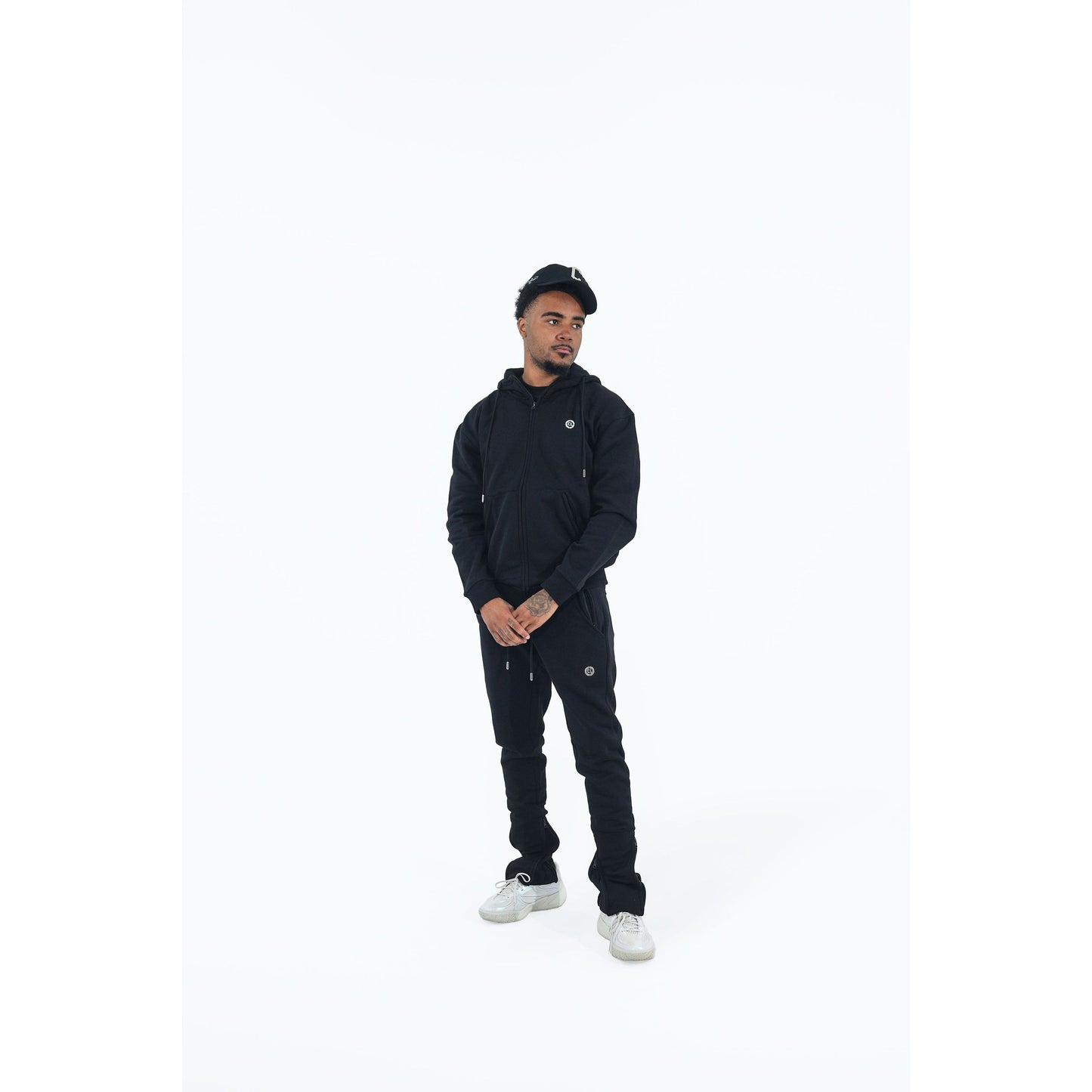CHROME COMP HOODIE : BLACK