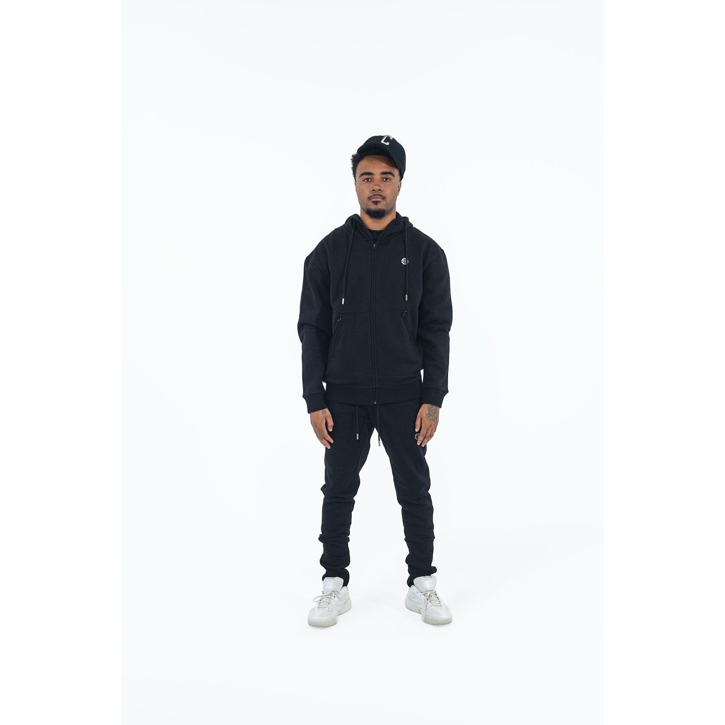 CHROME COMP HOODIE : BLACK