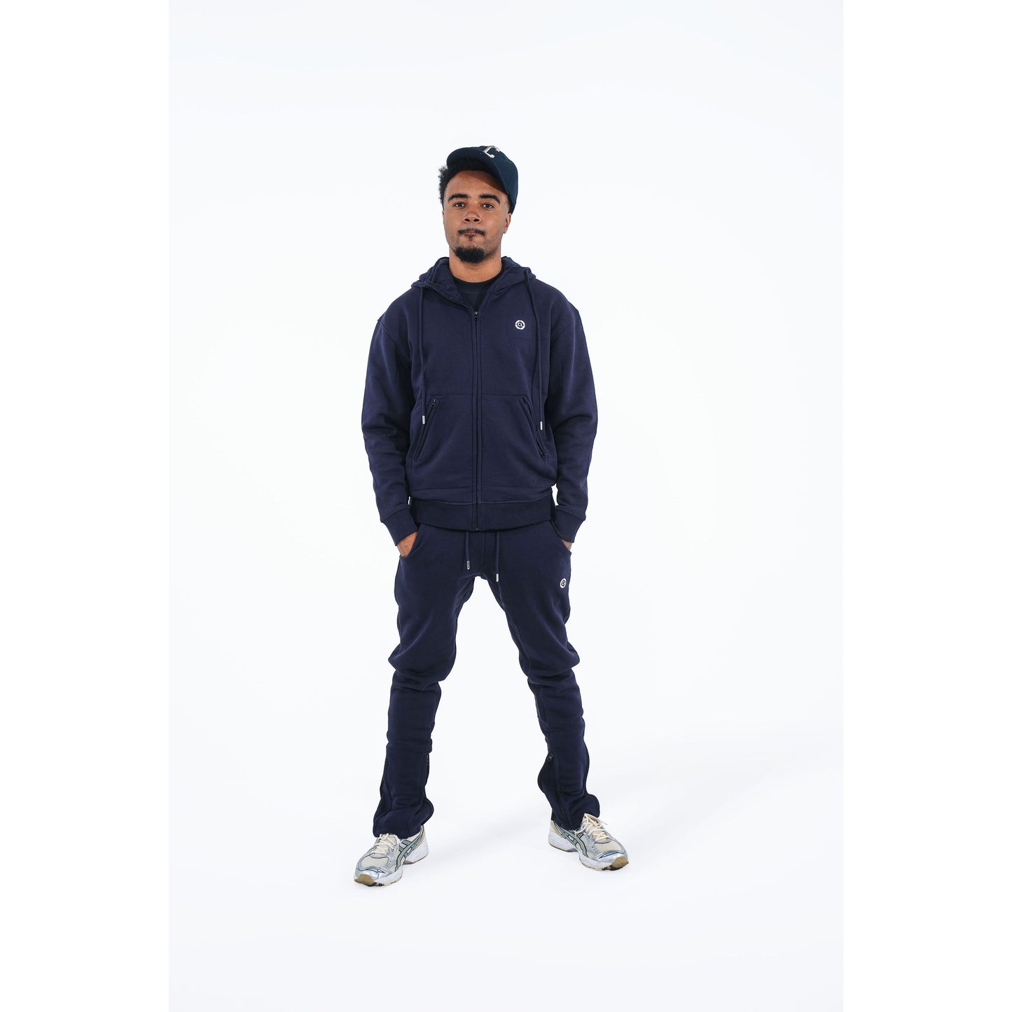 CHROME COMP HOODIE : NAVY