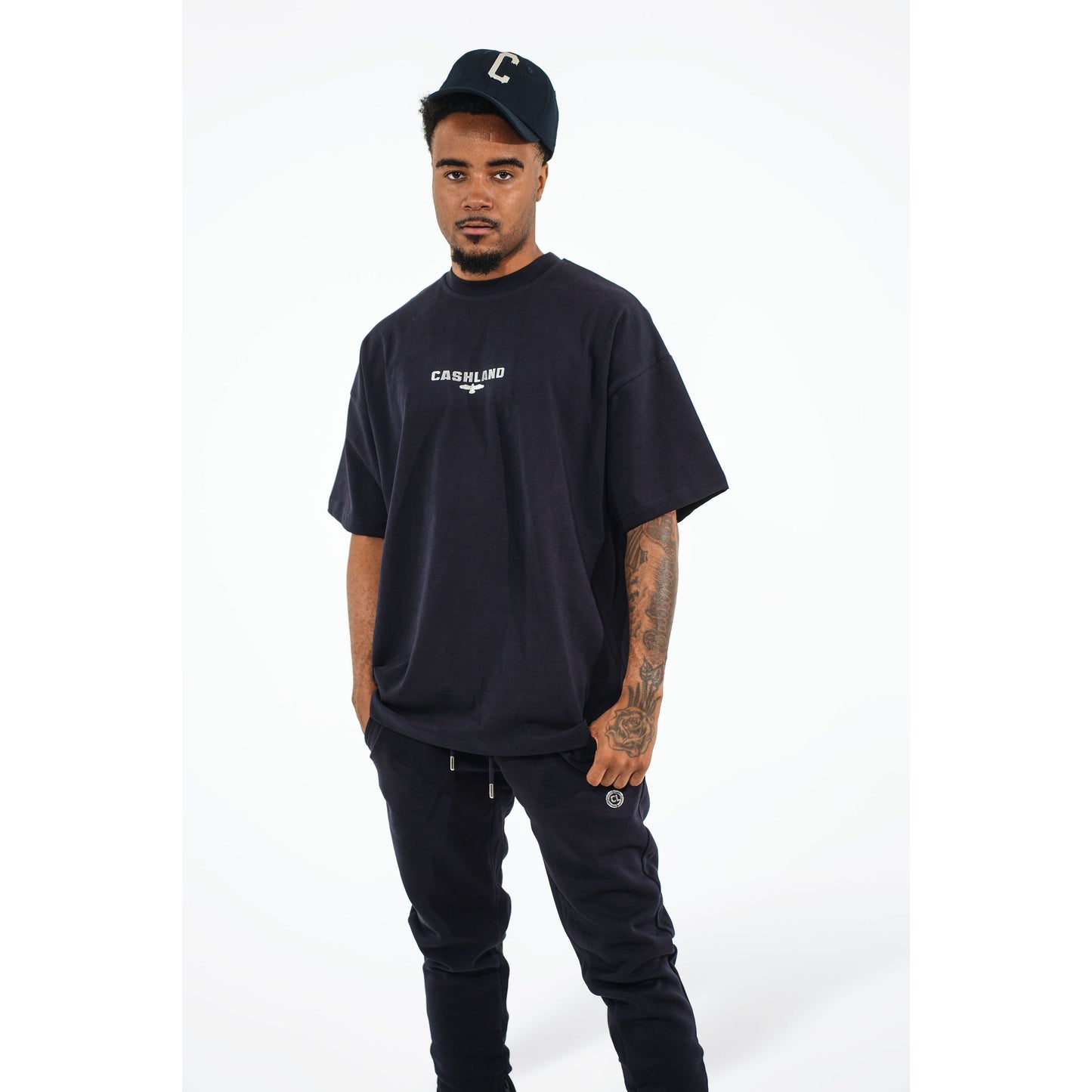 CHROME CASHLAND OS TSHIRT : NAVY
