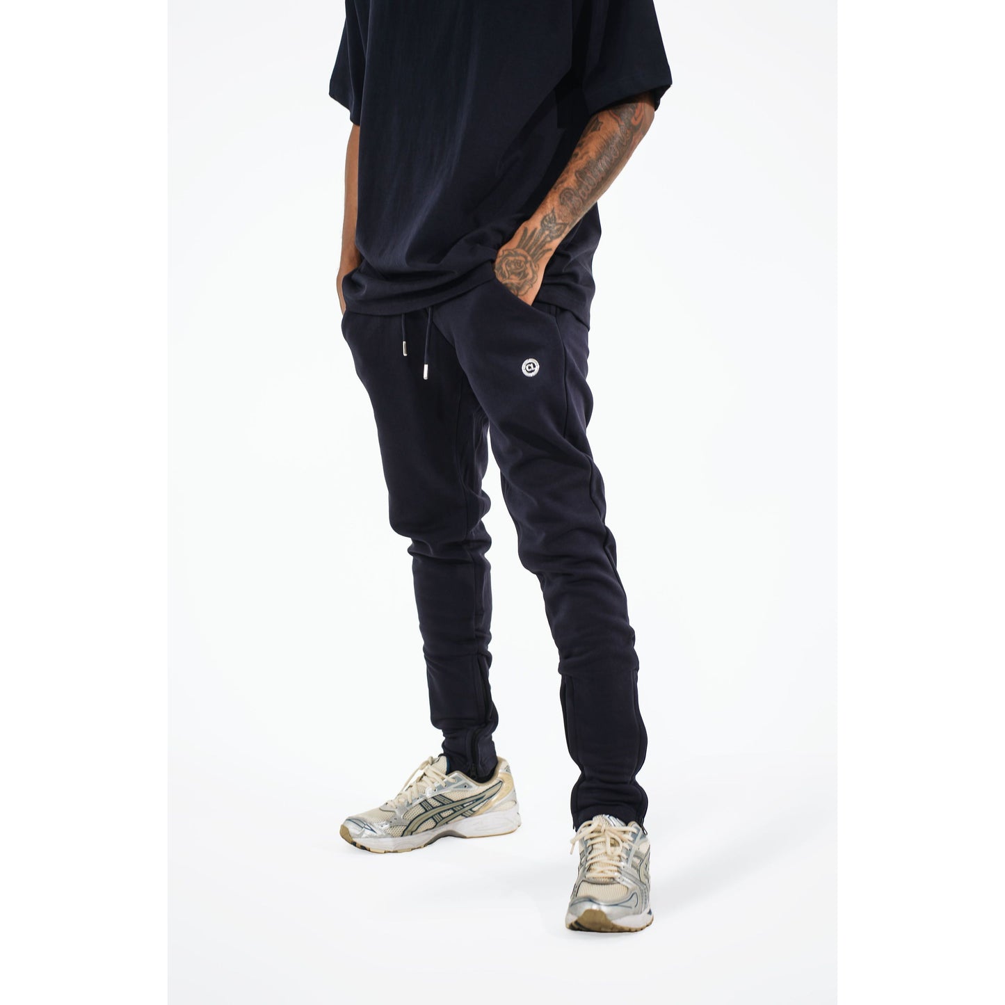 CHROME COMP JOGGERS : NAVY