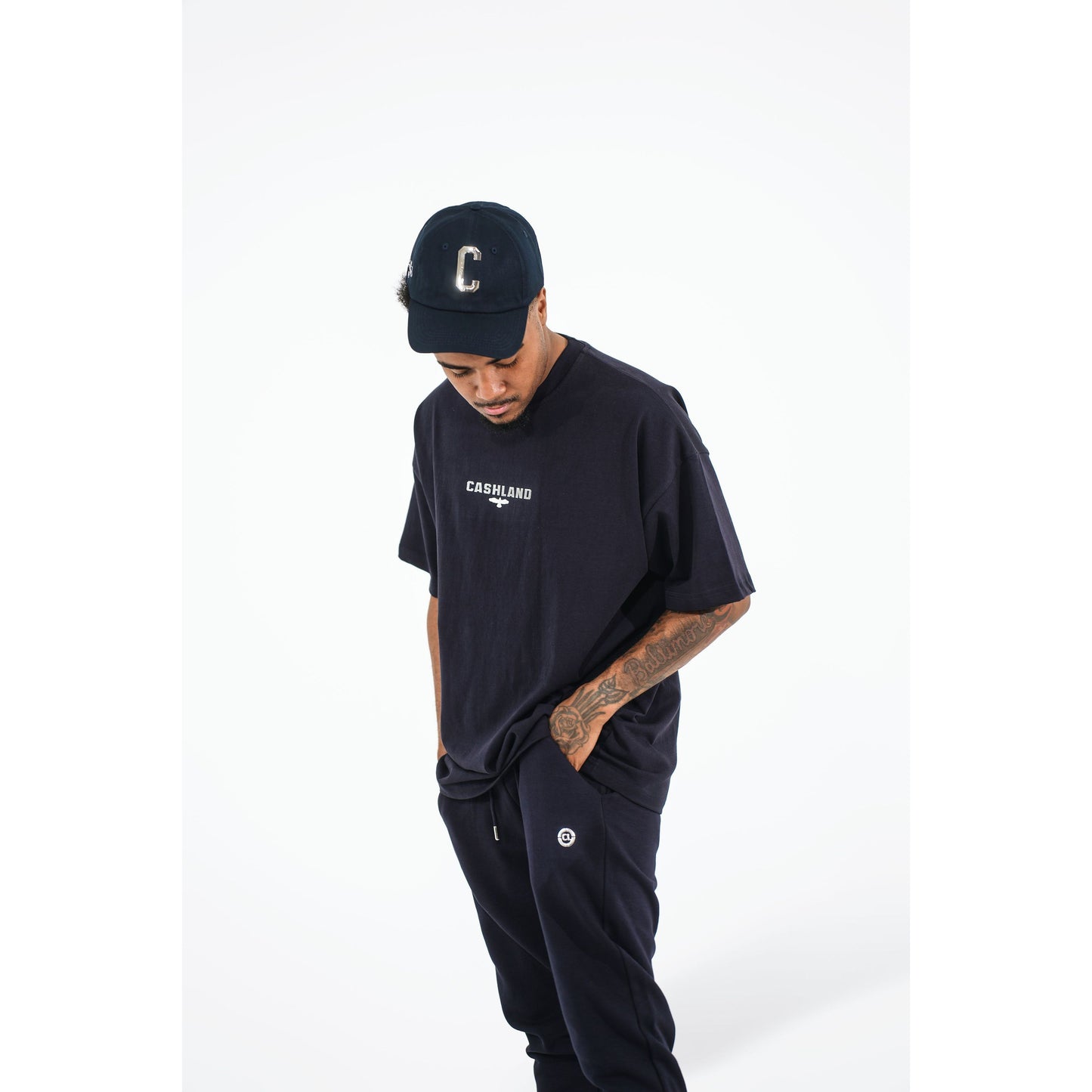 CHROME CASHLAND OS TSHIRT : NAVY