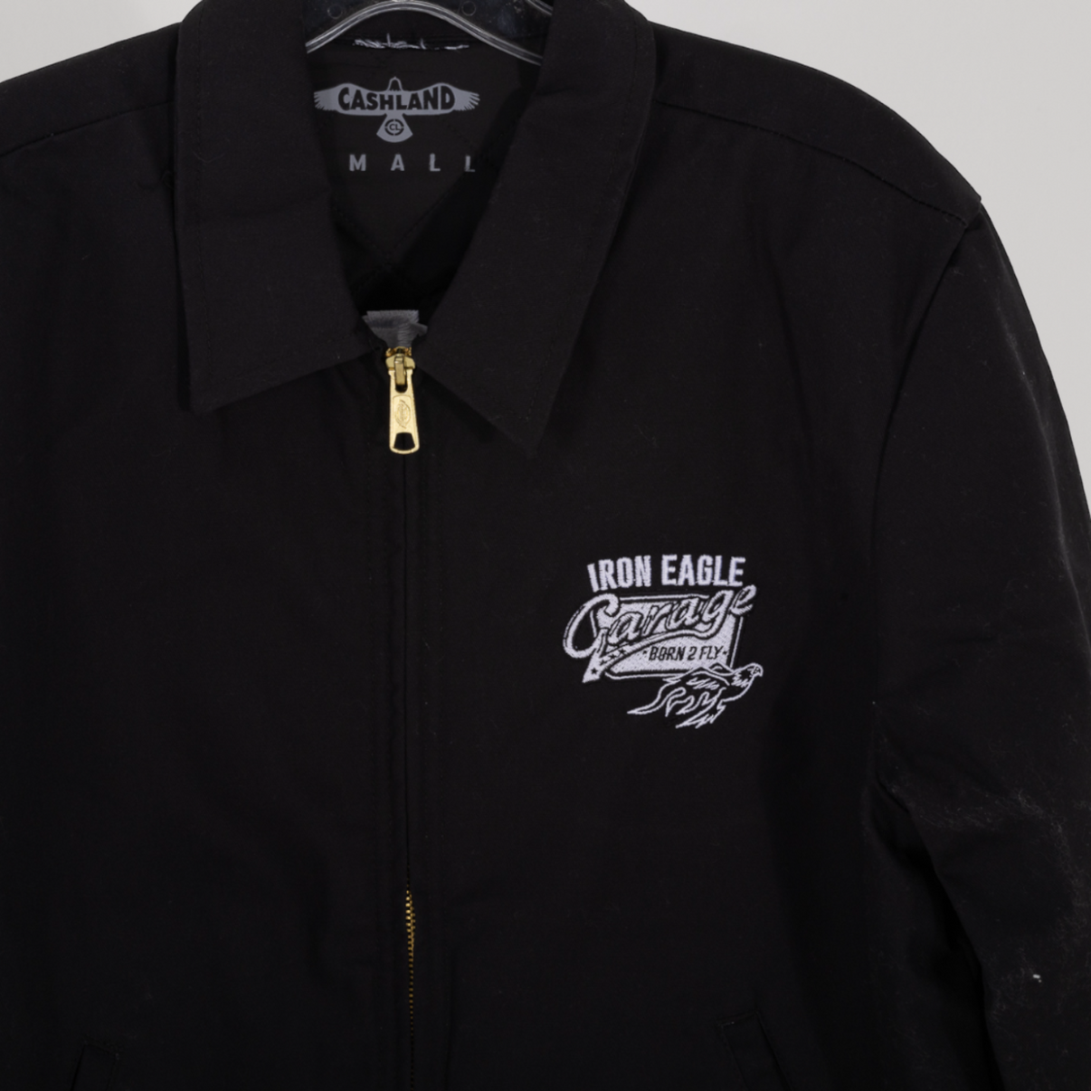 Iron Eagle Garage Mechanic Jacket . Black / White – Cashland