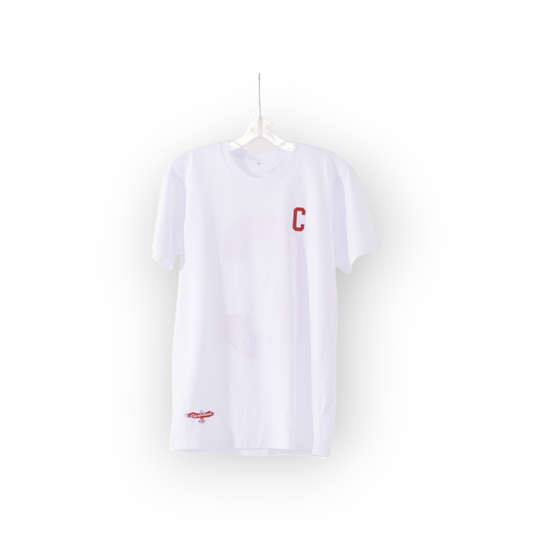 C - CASHLAND LOGO TSHIRT WHITE . RED