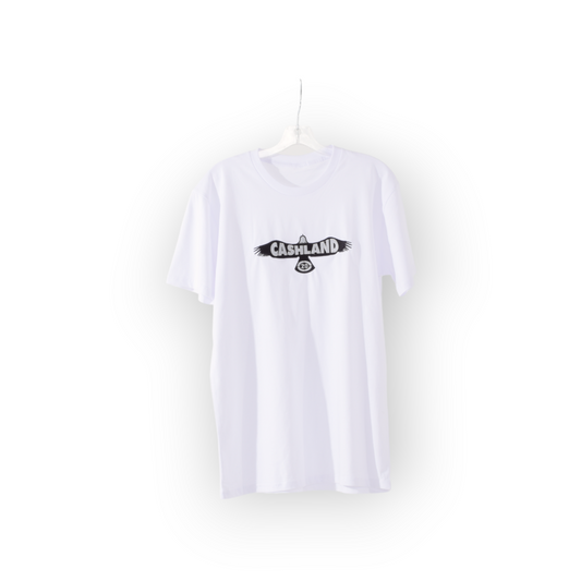 CASHLAND CLASSIC LOGO MID WHITE . BLACK