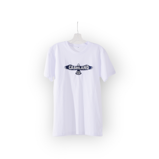 CASHLAND CLASSIC LOGO MID WHITE . NAVY