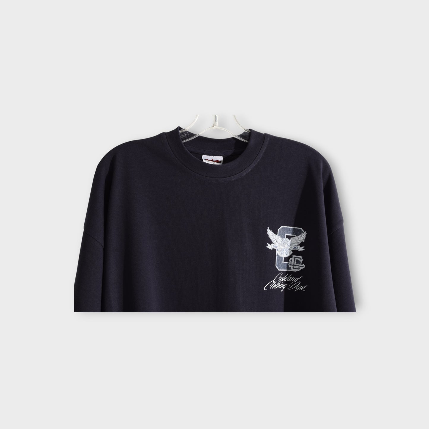 C-LAND Oversized Tshirt Navy . Silver . White