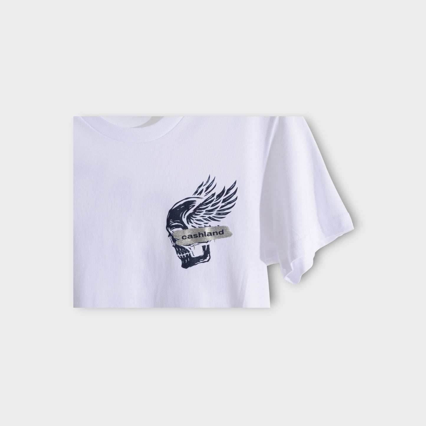 HUSTLE AND PREY . NAVY . SILVER