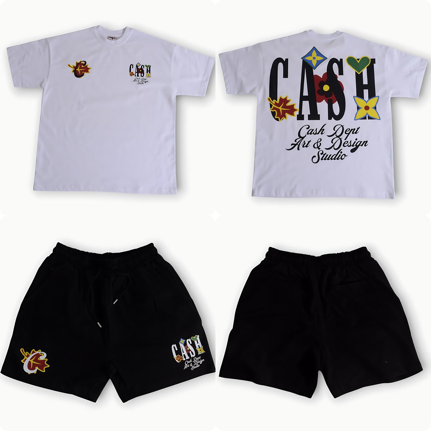 CASH STUDIO WHITE . BLACK