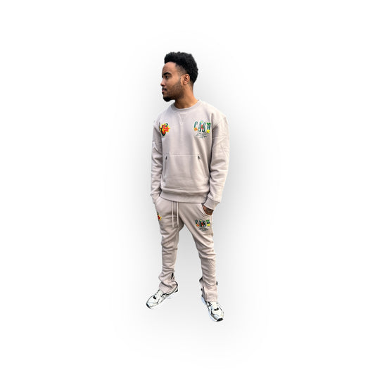 CASH STUDIO : TAN SWEATPANTS